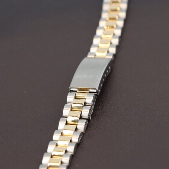 Hadley-Roma 10mm-14mm TwoTone Jubilee Style Watch Bracelet/Band, LB5393T